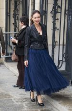 OLGA KURYLENKO at Jean Paul Gaultier Fashion Show in Paris