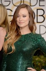 OLIVIA WILDE at 71st Annual Golden Globe Awards 1