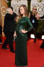 OLIVIA WILDE at 71st Annual Golden Globe Awards 1