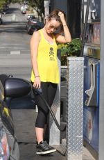 OLIVIA WILDE at a Gas Station in West Hollywood