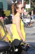 OLIVIA WILDE at a Gas Station in West Hollywood