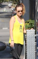 OLIVIA WILDE at a Gas Station in West Hollywood