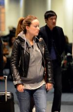 OLIVIA WILDE at LAX Airport