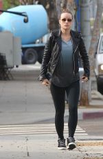 OLIVIA WILDE Going to Yoga Class in Los Angeles