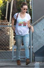 OLIVIA WILDE in Jeans Leaves a Friends House in Los Angeles