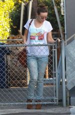 OLIVIA WILDE in Jeans Leaves a Friends House in Los Angeles