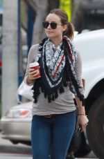 OLIVIA WILDE in Jeans Out and About in West Hollywood