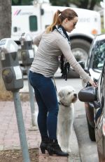 OLIVIA WILDE in Jeans Out and About in West Hollywood