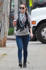OLIVIA WILDE in Jeans Out and About in West Hollywood