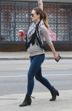 OLIVIA WILDE in Jeans Out and About in West Hollywood