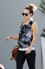 OLIVIA WILDE in Leggings Arrives at the Gym in West Hollywood