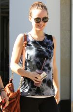 OLIVIA WILDE Leaves Earth Bar in Hollywood