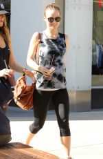 OLIVIA WILDE Leaves Earth Bar in Hollywood