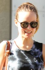 OLIVIA WILDE Leaves Earth Bar in Hollywood