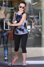 OLIVIA WILDE Leaves Earth Bar in Hollywood