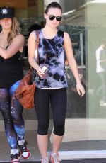 OLIVIA WILDE Leaves Earth Bar in Hollywood