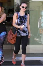 OLIVIA WILDE Leaves Earth Bar in Hollywood