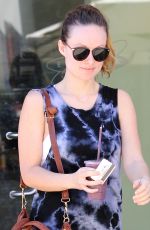 OLIVIA WILDE Leaves Earth Bar in Hollywood
