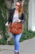 OLIVIA WILDE Out for Lunch in Los Angeles