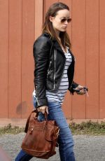 OLIVIA WILDE Out for Lunch in Los Angeles