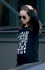 OLIVIA WILDE Without Makeup Leaves Pilate Class in Hollywood