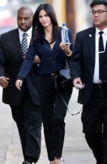 OURTNEY COX Arrives to Jimmy Kimmel Live in Hollywood