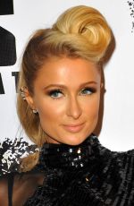 PARIS HILTON at 4th Annual Red Carpet Pre-Grammy Celebration at Boulevard3 