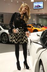 PARIS HILTON at Mclaren Dealership in Beverly Hills