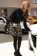 PARIS HILTON at Mclaren Dealership in Beverly Hills