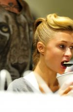 PARIS HILTON at Meche Salon in Los Angeles