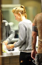 PARIS HILTON at Meche Salon in Los Angeles