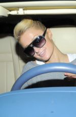 PARIS HILTON at Meche Salon in Los Angeles