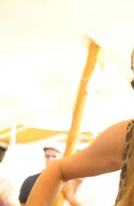 PARIS HILTON at VitaminWater Party at La Colacola Restaurant in Uruguay