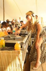 PARIS HILTON at VitaminWater Party at La Colacola Restaurant in Uruguay