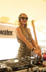 PARIS HILTON at VitaminWater Party at La Colacola Restaurant in Uruguay