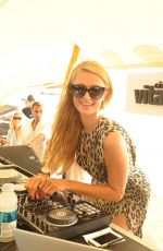 PARIS HILTON at VitaminWater Party at La Colacola Restaurant in Uruguay