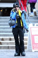 PARIS HILTON Hits the Aspen Slopes on Ajax Mountain