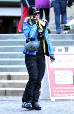 PARIS HILTON Hits the Aspen Slopes on Ajax Mountain