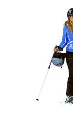 PARIS HILTON Hits the Aspen Slopes on Ajax Mountain