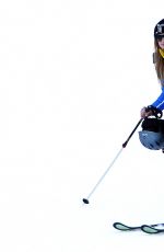 PARIS HILTON Hits the Aspen Slopes on Ajax Mountain