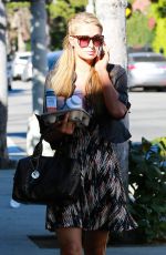 PARIS HILTON Out Shopping in West Hollywood