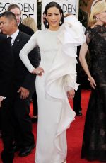 PAULA PATTON at 71st Annual Golden Globe Awards