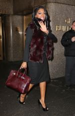 PORSHA WILLIAMS Leaving NBC Studios in New York