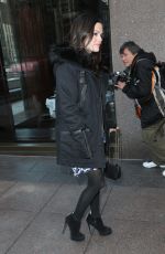 RACHEL BILSON Arrives at SiriusXM Radio in New York