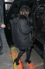 RACHEL BILSON Arrives at SiriusXM Radio in New York