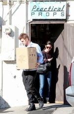 RACHEL BILSON Leaves Practical Props in North Hollywood (01-29-14)