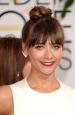 RASHIDA JONES at 71st Annual Golden Globe Awards