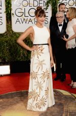 RASHIDA JONES at 71st Annual Golden Globe Awards