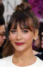 RASHIDA JONES at 71st Annual Golden Globe Awards