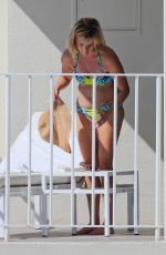 REESE WITHERSPOON in Bikini at Balcony of Her Hotel in Hawaii